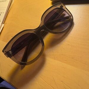 Tom Ford Grey Transparent Sunglasses